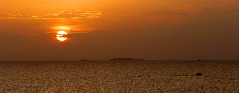 Atardecer en archipi&eacute;lago Solentiname
